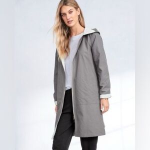 EILEEN FISHER Organic-Cotton & Nylon Reversible Jacket XS